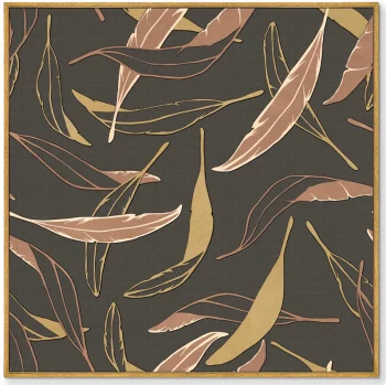 Постер на холсте Symphony of leaves 105X105 CM