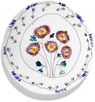 Тарелка Midnight Flowers Ø31 CM