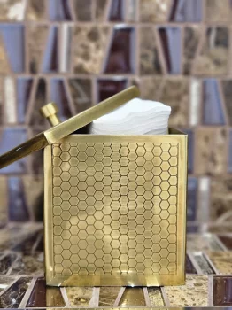 Стакан для ватных дисков МЁД 10X10X12 CM