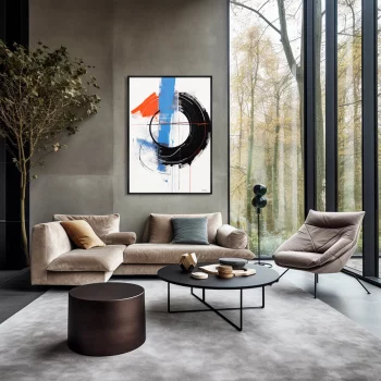 Постер на холсте Shape spectrum 75X105 CM
