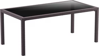 Стол садовый Tahiti 180X94X75 CM коричневый