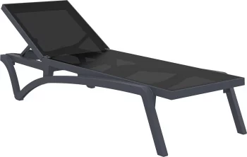 Шезлонг-лежак Pacific 193X68X35 CM серый