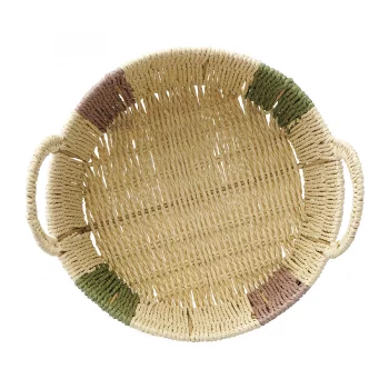Корзина плетеная круглая bodhran nature из коллекции ethnic, размер m