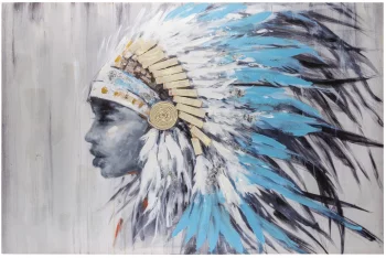 Фактурная картина North American Indian 120X80 CM