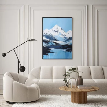 Постер на холсте Landscape collection The peaks 75X105 CM