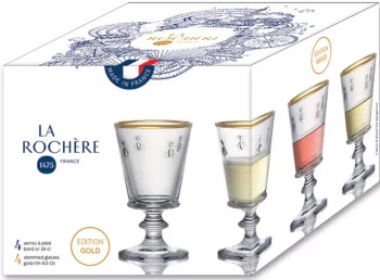 Набор из четырёх бокалов Abeille 240 ml