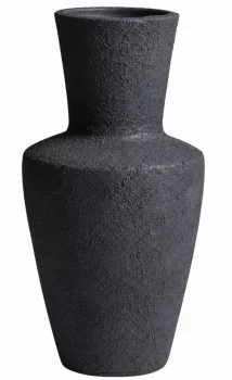 Черная терракотовая ваза Nerun 24X24X46 CM