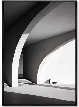 Репродукция на холсте Architecture Сurves of arches 75X105 CM