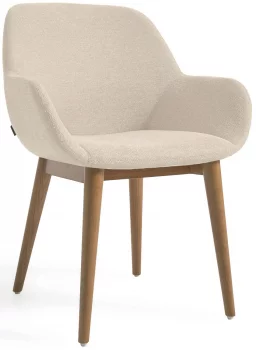 Стул Konna 59X55X83 CM бежевый