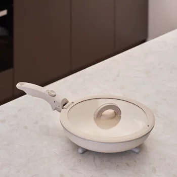 Сковорода с крышкой и съемной ручкой Smart Ceramic Ø20 CM
