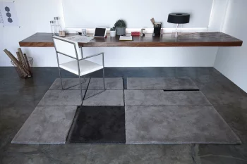 Шерстяной ковёр в урбанистическом стиле A180 Grey 170X240 CM