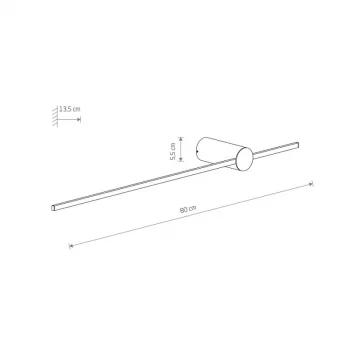 Настенный декоративный светильник Saber Led Silk Olive