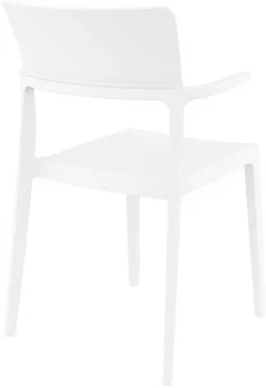 Стул Plus 58X55X84 CM белого цвета