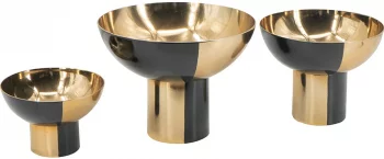 Набор декоративных чаш Artonic 25X25X19 / 23X23X17 / 20X20X14 CM