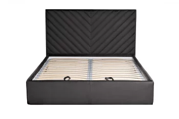 Кровать Milano Basic с подъемным механизмом велюр серый Colt1003 173X220X125 CM