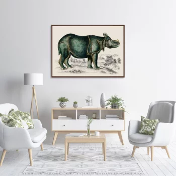 Постер Rhinoceros 105X75 CM
