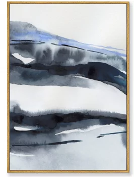Постер на холсте Snow study 75X105 CM