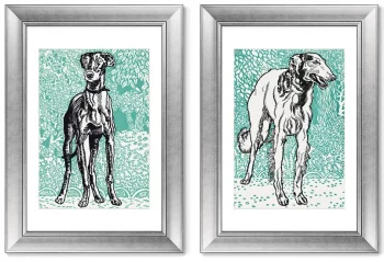 Диптих Greyhounds 51X71 / 51X71 CM