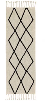 Хлопковая ковровая дорожка Bereber Runner 80X230 CM