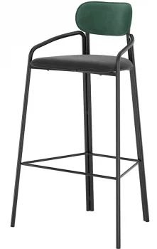 Стул барный Ror 62X51X97 CM тёмно-зеленый