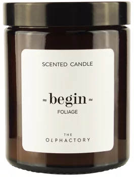 Свеча ароматическая The Olphactory Begin Foliage 30 часов горения