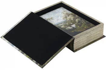 Набор из двух шкатулок в виде книг Bedivere 18X7X27 / 13X5X22 CM