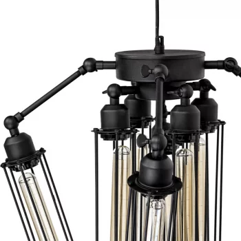 Подвесная люстра Loft Industrial Cage 52X52X109 CM
