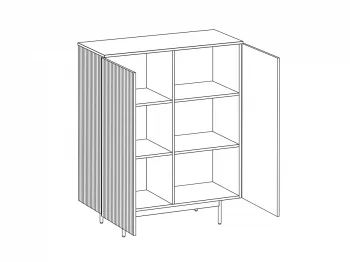 Шкаф Mikko 102X44X123 CM