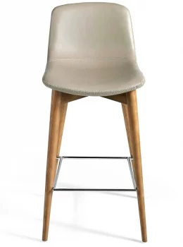 Полубарный стул на каркасе из ореха TAB 52X45X93 CM