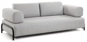 Кушетка трансформер Compo 232X98X82 CM серого цвета