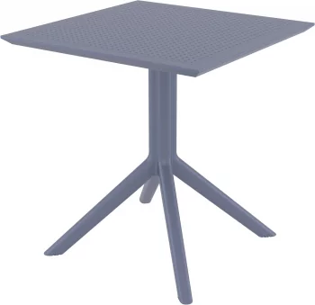 Стол пластиковый Sky 70X70X74 CM серый
