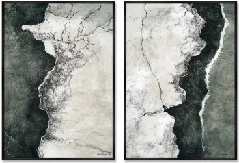 Набор из двух постеров на холсте In the Rhythm of Permafrost 75X105 / 75X105 CM