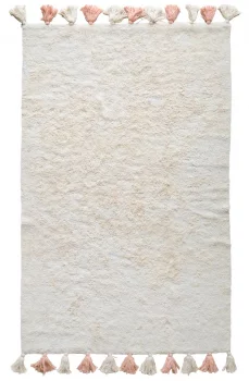 Хлопковый ковёр Colorful White Pink 120X180 CM