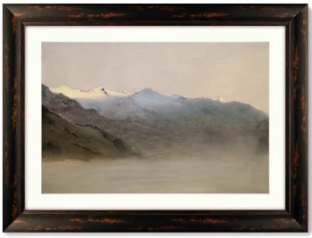 Постер Gastein Valley in the fog 81X61 CM