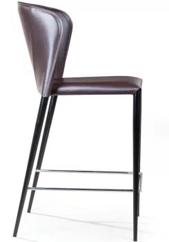 Стул полубарный Albert 44X55X99 CM коричневый