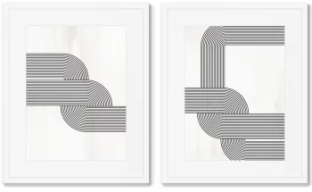 Диптих The Play of Forms No2 42X52 / 42X52 CM