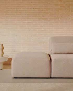 Модульный диван на 1 место с модулем спинки Neom бежевый 169X89X78 CM