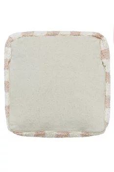Хлопковый пуф Vichy Rose 40X40X20 CM