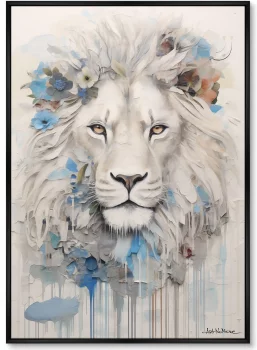 Постер на холсте Blooming Lion 75X105 CM