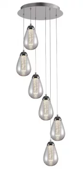 Светильник подвесной 6 LED Taccia 41X41X125 CM