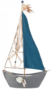 Декоративный элемент Zeilboot Blauw 37X72 CM
