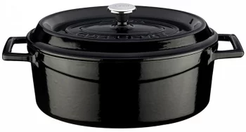 Кастрюля овальная чугунная 3.2 L