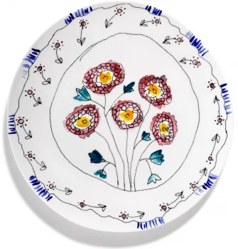 Тарелка Midnight Flowers Ø35 CM