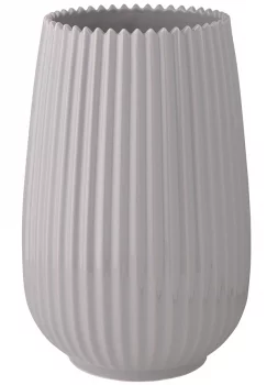 Ваза Edge 14X14X21 CM тёмно-серого цвета