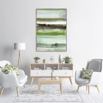 Репродукция на холсте Two lonely boats 75X105 CM