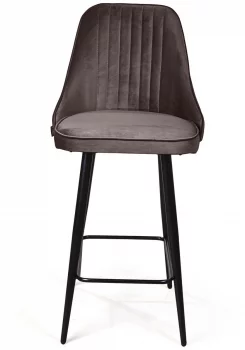 Стул полубарный Berg 47X50X99 CM антрацит