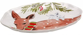 Тарелка Deer Friends 32X22 CM