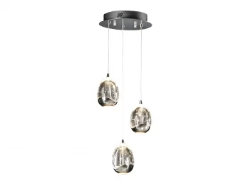 Подвесной светодиодный светильник Rocio LED 3L хром 25X75 CM