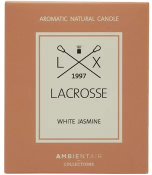Свеча ароматическая Lacrosse White jasmine 40 часов горения