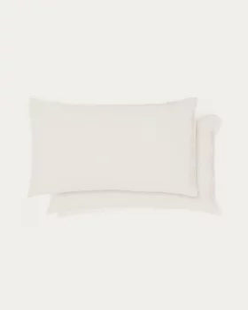 Набор из 2 наволочек из льняной смеси Simmel бежевый 50X80 CM